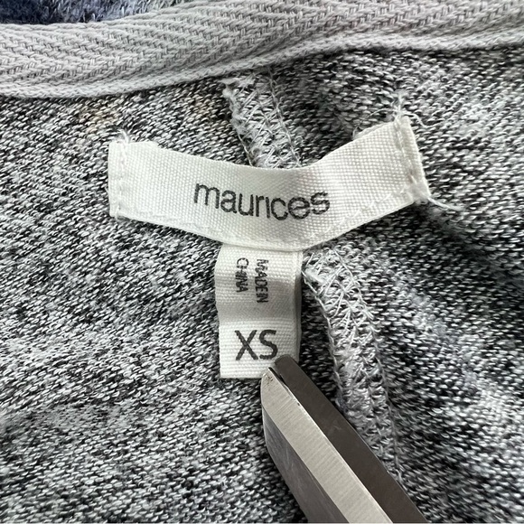 Maurices Women’s Open Front Cardigan Sz XS Multi Color Knit Stretch Long Sleeves - Picture 7 of 10